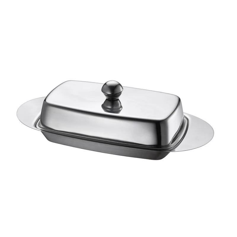 stainless steel butter dish