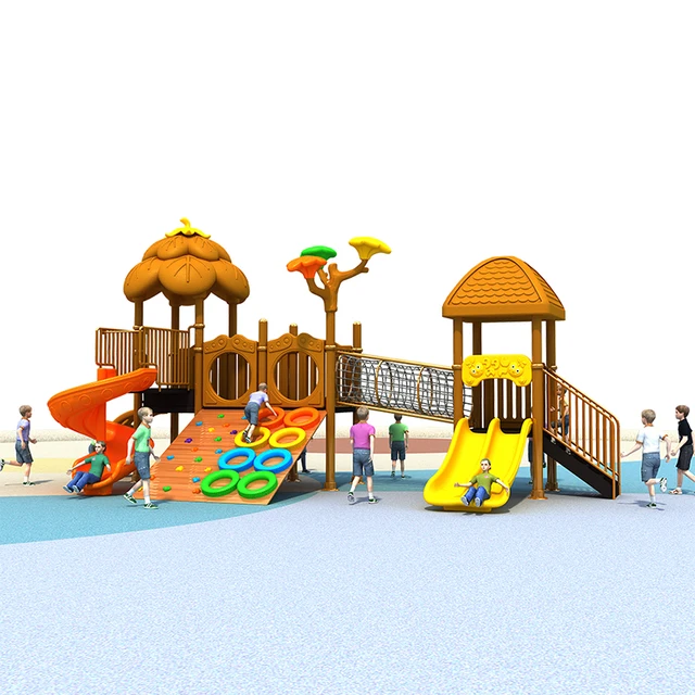Best selling children playground equipment outdoor plastics slides pre-school child toy