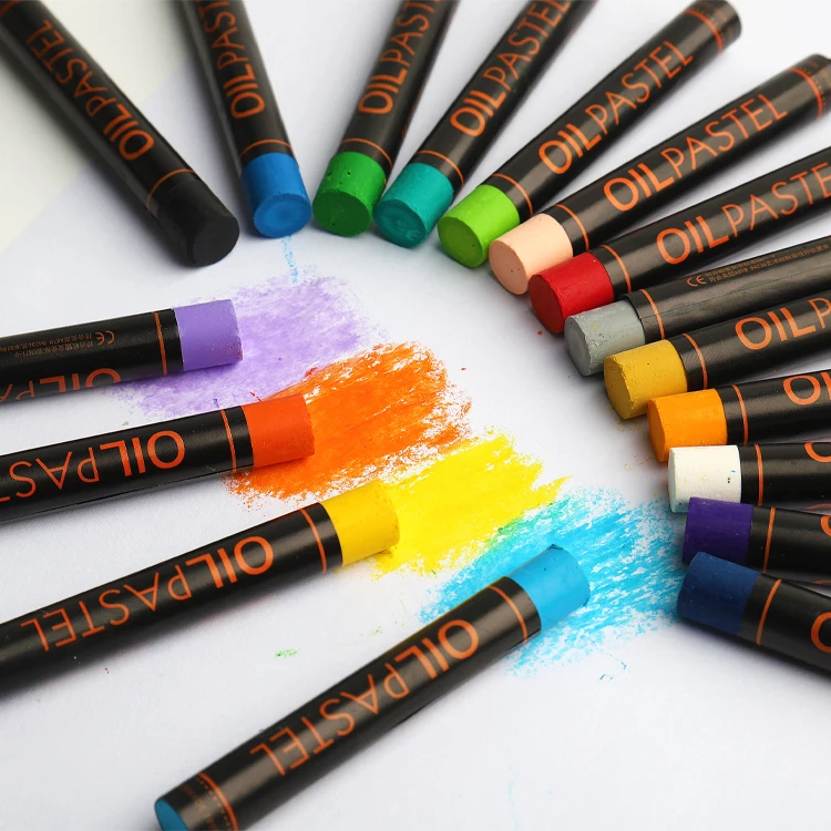 Wholesale 18 Color Oil Pastel Student Stationary Choosable Crayon