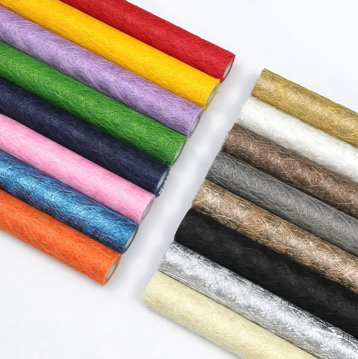 Flower Gift Wrapping Paper Raffia Wrapping Paper Birthday Party Supplies Craft Paper Waterproof