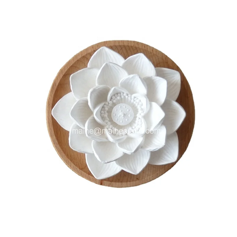 Lotus Flower Diffuser Eco-Friendly Plaster Passive Essential Oil Diffuser