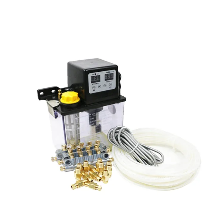 110V 220V Dual Digital Display Automatic Electric Lubrication Pump Oiler Oiling Pump 1L 2L Hydraulic Oil Pump Low Pressure