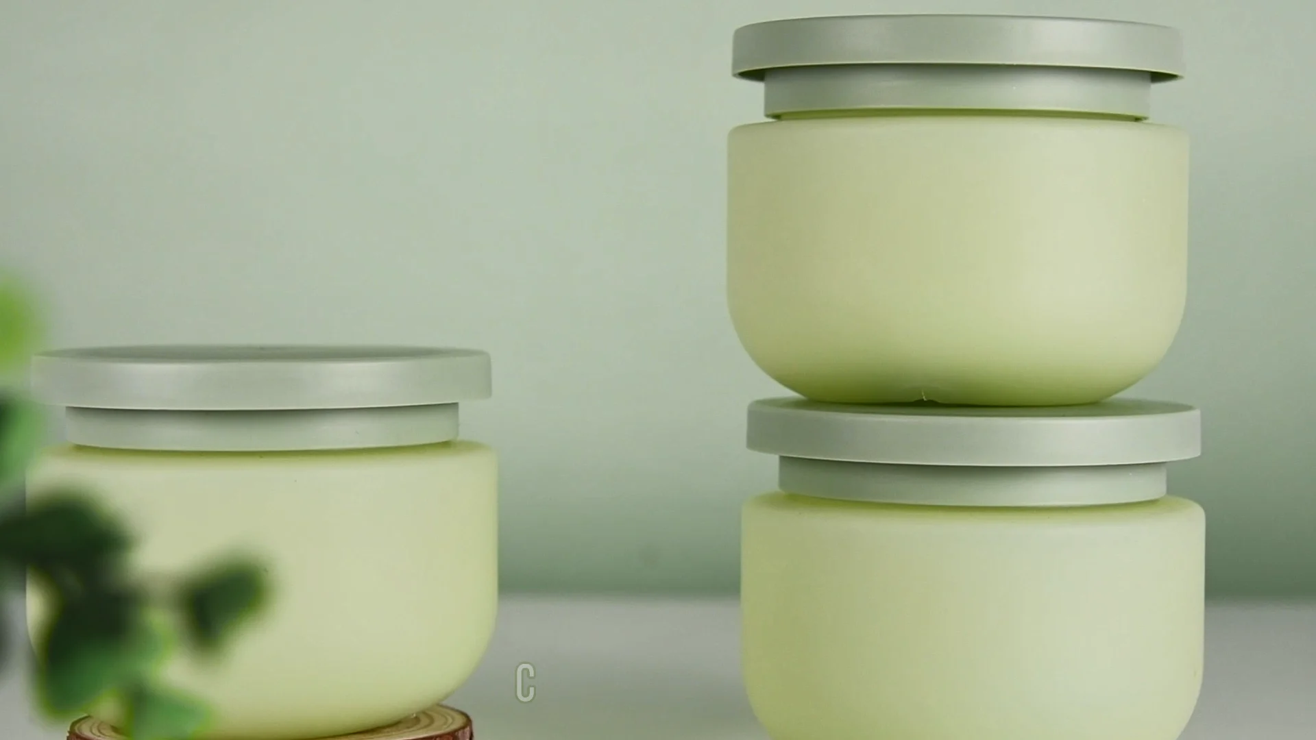 Luxury Empty Cosmetic Pot Body Butter Hair Treatment 250ml Frosted