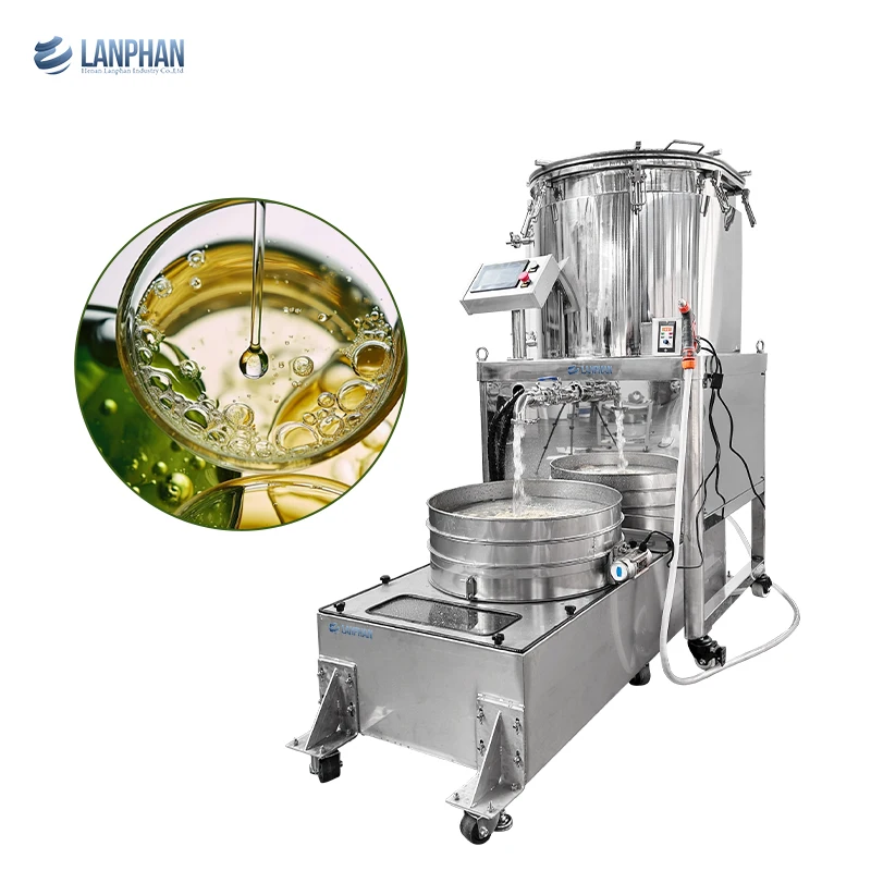 vortex Ice Bubble Water Washing Separator Solventless Extraction Machine