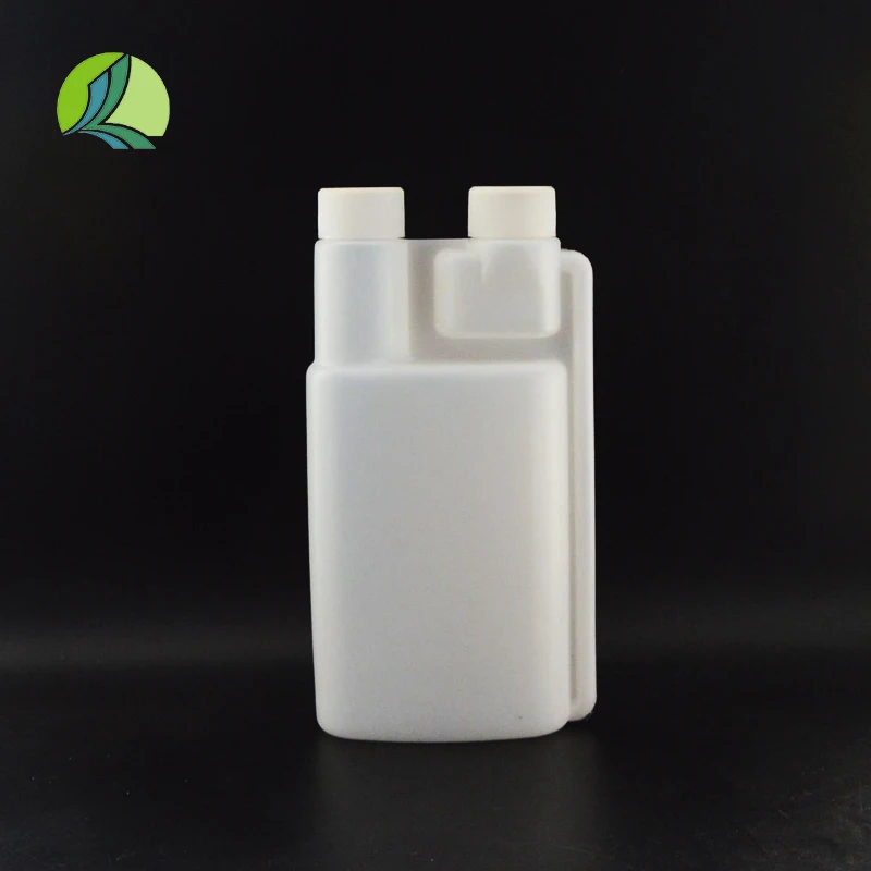 100ml 250ml 500ml 1000ml HDPE Plastic Double Chamber Metering Bottle Laboratory Double Neck Bottle Dispenser