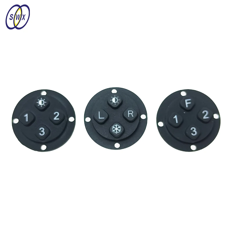 Custom Silicone Rubber Tactile Push Buttons Cover/caps, Key Button Switch Key Cap