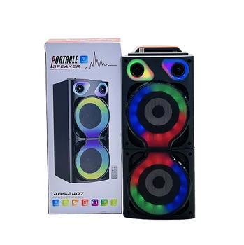 ABS-2407 Dual 4-Inch Portable Soundbar - Perfect for Karaoke