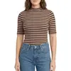 Camel Black Striped
