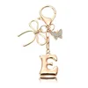 Porte-clés petit papillon doré-E