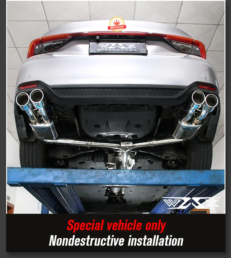 Cat-back Exhaust Pipe Stainless Steel Exhaust pipes for Toyota Camry Avalon 2012-2022 Catback Exhaust Pipe with Electronic Valve