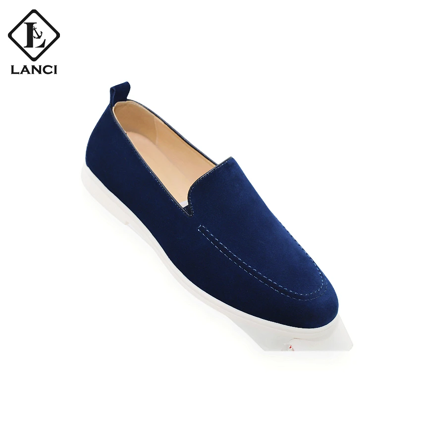 Lanci Italian Men Luxury Shoes Penny Loafers Driving Flat Comfortable ...