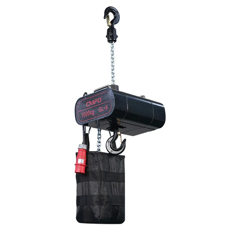 High Quality 1000kg Servo Chain Electric Hoist New Aluminum Alloy Stage Hoist for Truss Performance Drama 380v Voltage