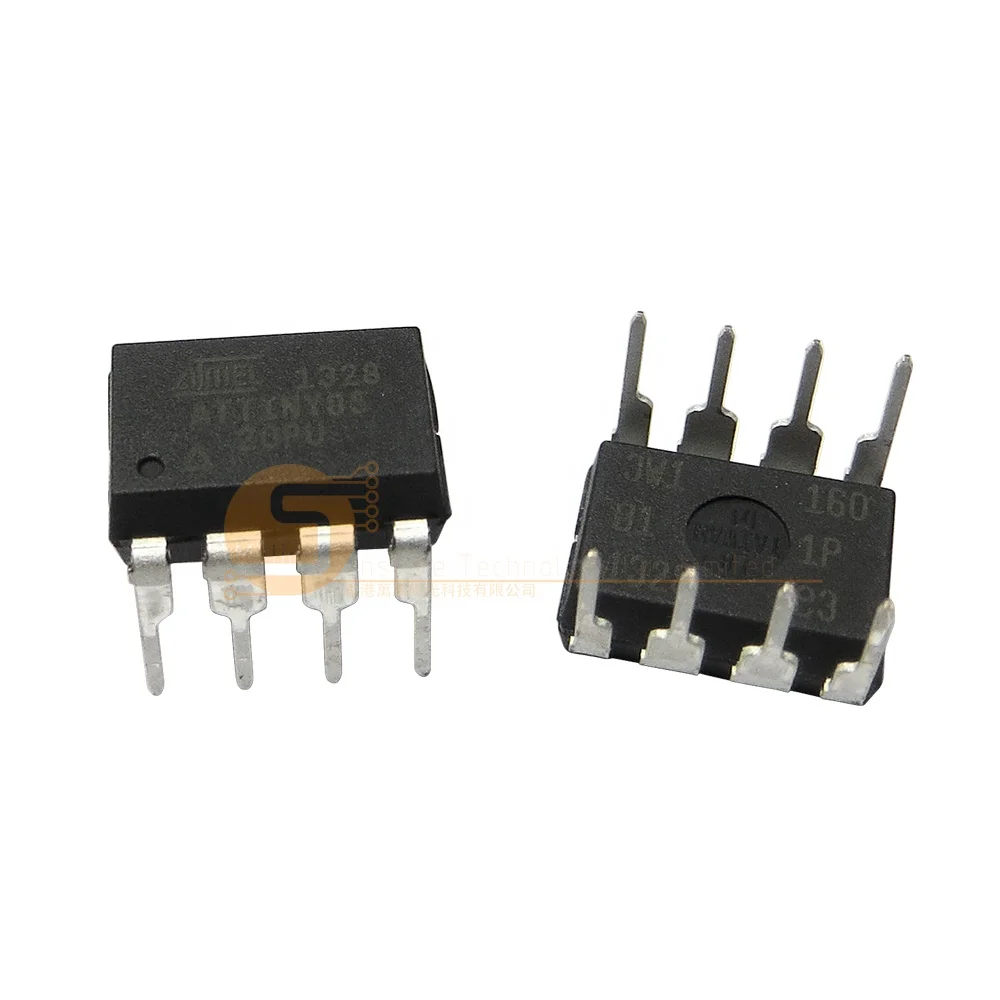 New and Original  ATTINY85-20PU ATTINY85 20PU ATTINY85- 20 ATTINY85 IC MCU 8BIT 8KB FLASH 8DIP