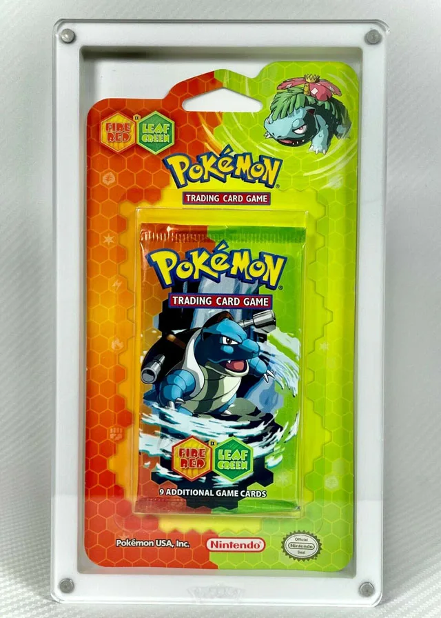 JIHONG Custom Acrylic Magnetic Display Case  Booster BLISTER Pack CASE Protective Used for Pokemon