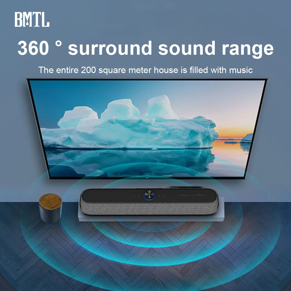 Xdobo BMTL Elegance Bar Stock Soundbar Wireless Best Sound Bar Small  Speaker for TV Computer and Mobile Phone