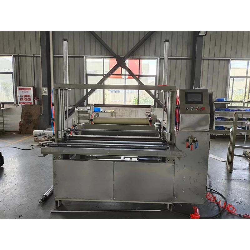 Automatic Non Wovens Fabric Slitter Rewinder Non Woven Kitchen Towel Roll Perforating Slitting Rewinding Machine