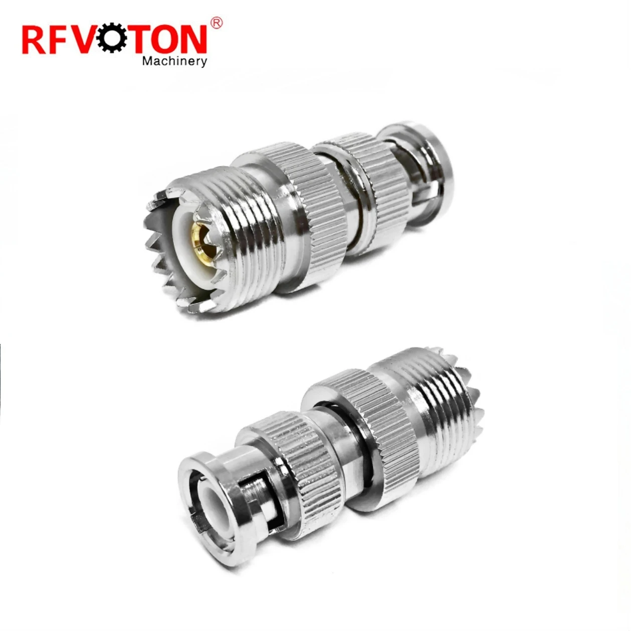 Factory Directly  Adaptor Bnc Male Plug Macho to Uhf Female Jack Hembra So239 Rf Coax Adapter Connector Brass  Rohs in Stock