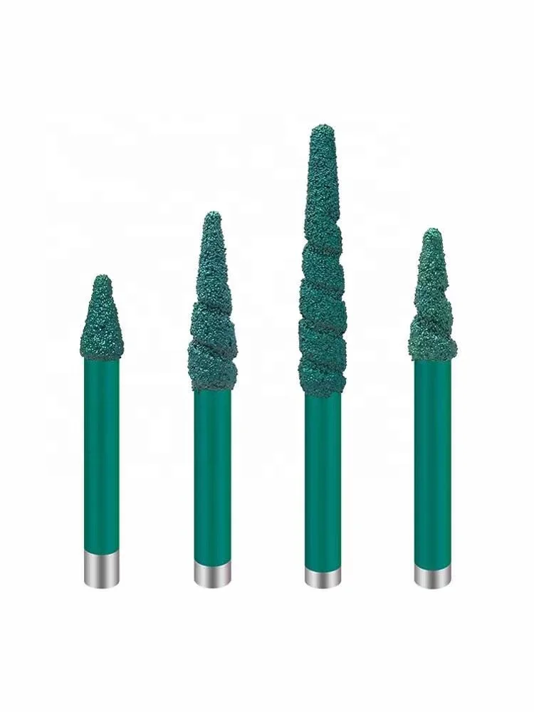 Factory Price Brazed Cladding Engraving Tool CNC Milling Cutter Wear-Resistant Diamond Router Bit for Granite Relief Cutter