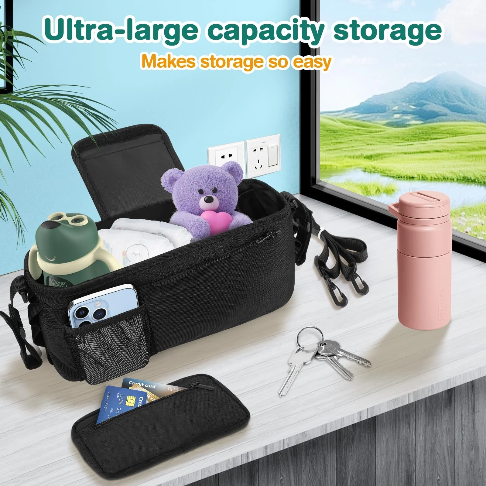 uppababy carrier UPPAbaby Mesa Max Car Seat + Travel Bag  Hazel & Fawn
