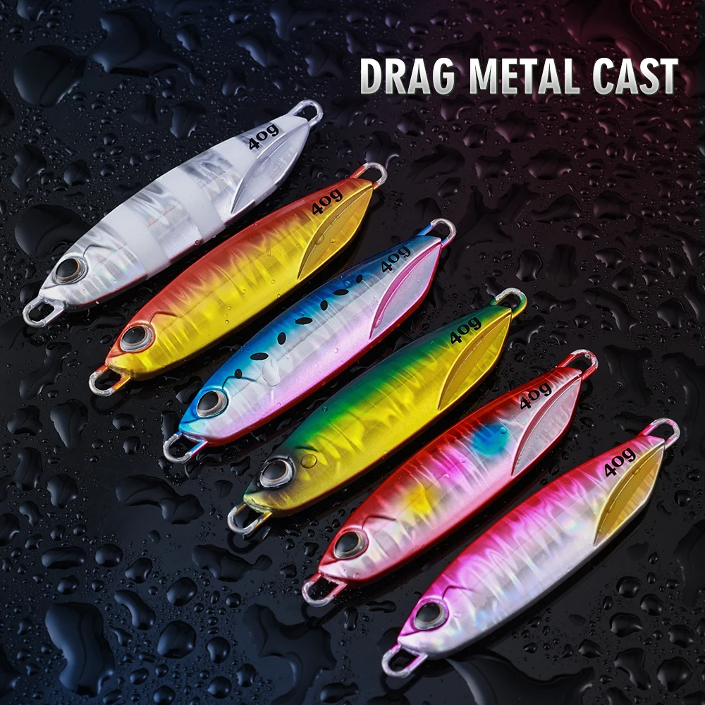 Jig Métallique Duo Drag Metal Cast Shot 40g - Leurre de la pêche Jig Métallique Duo Drag Metal Cast Shot 40g - Leurre de la pêche