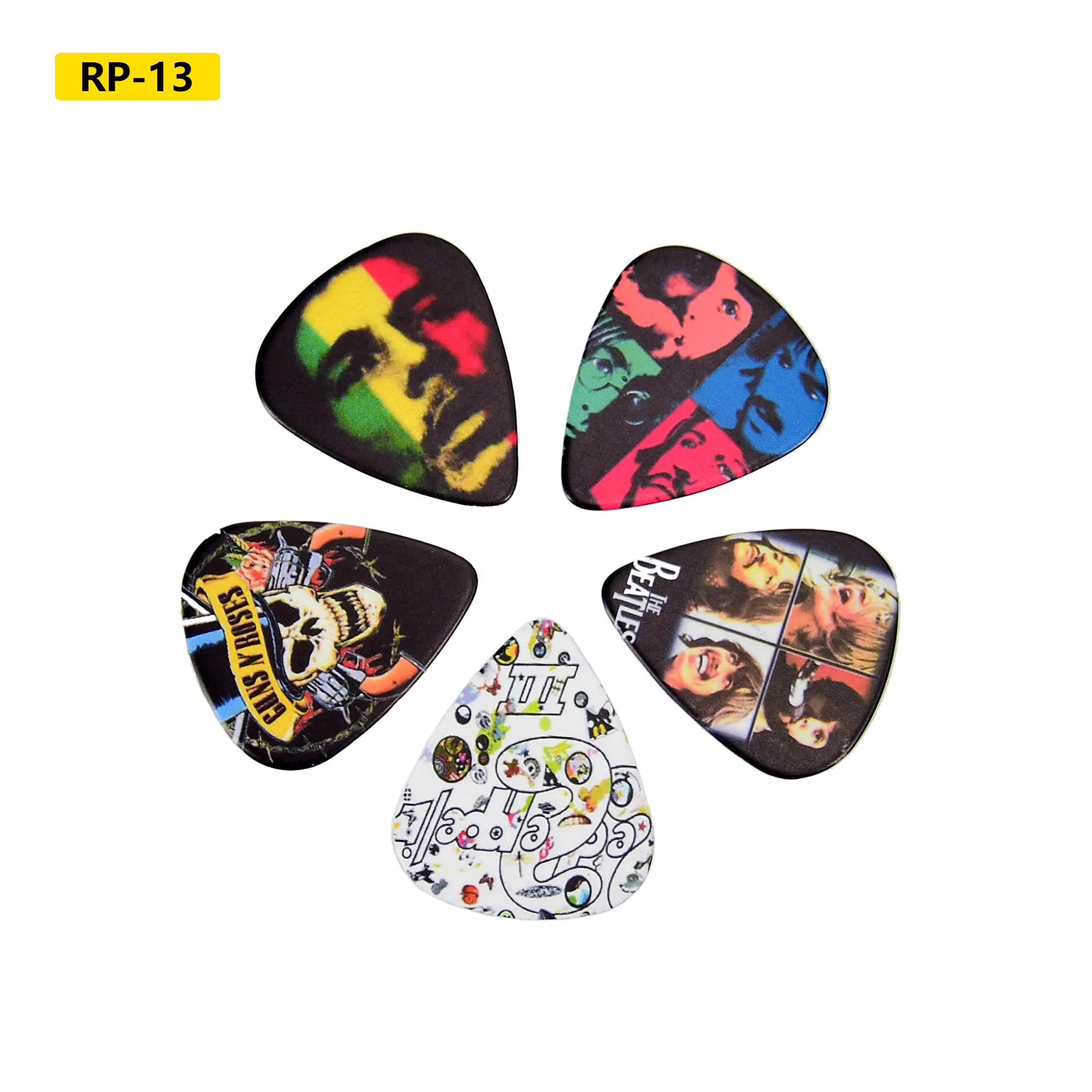 hand painted guitar picks