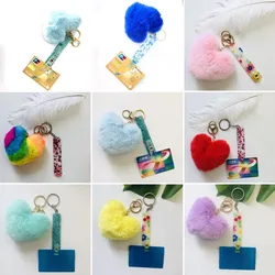 Оптовая продажа с фабрики, съемник из акрилового материала с логотипом, напечатанной картой, персонализированный съемник для ваших собственных длинных гвоздей, съемник для кредитных карт, набор брелоков с зажимом