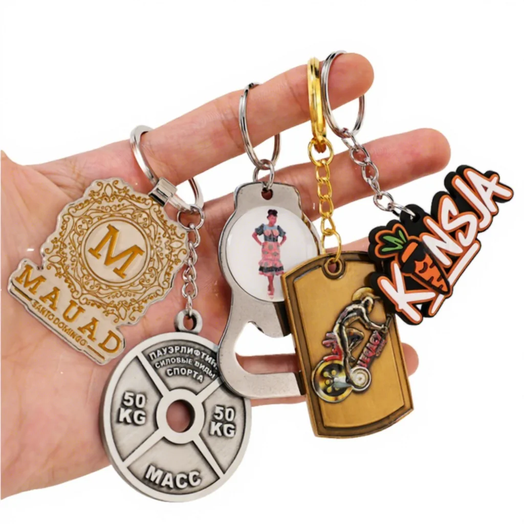 Chaveiro Metálico Especial Personalizado de Luxo em Esmalte, Suporte de Chave 3D em Metal Fundido, Porta-Chaves com Mosquetão, Brindes Promocionais para Empresas