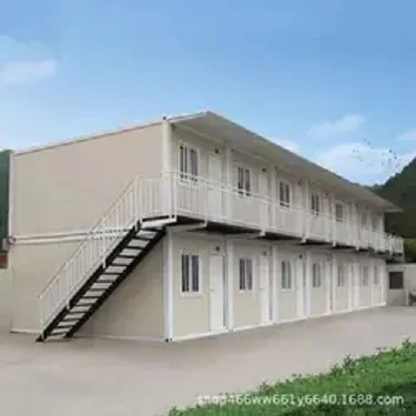 カスタマイズ可能なモダンステンレススチールモジュラーアパートメントコンテナ 二階建て住宅ヴィラ 移動式小屋 販売用