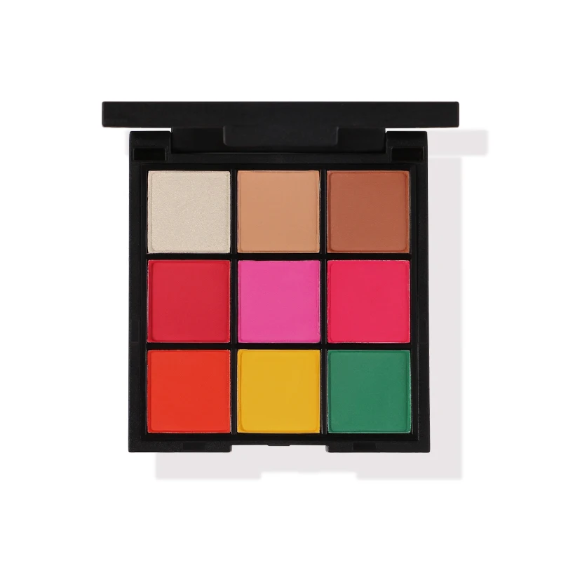 OEM палитра теней Eyesahdow поставщик тальк бесплатно веганские высокопигментные матовые мерцающие тени для