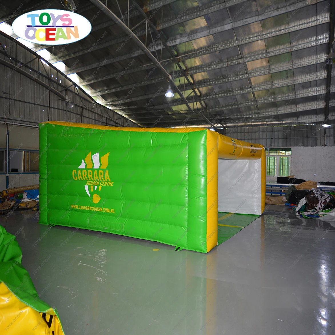 2023 New Inflatable Squash Courts for Children Customized Inflate Tennis Courts Interactive Squash Ball Wall