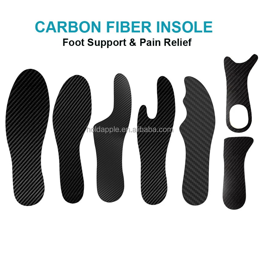 Carbon Fiber Insole Rigid Orthotic Shoe Insert For Turf Toe,Foot Arthritis,Hallux Rigidus