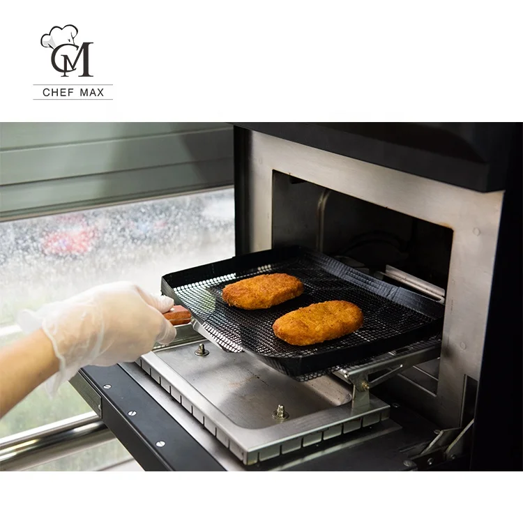 Chefmax Industrial 6200W Custom Table Electric Baking Oven Hot Air Microwave Speed Oven Rapid Pizza Oven