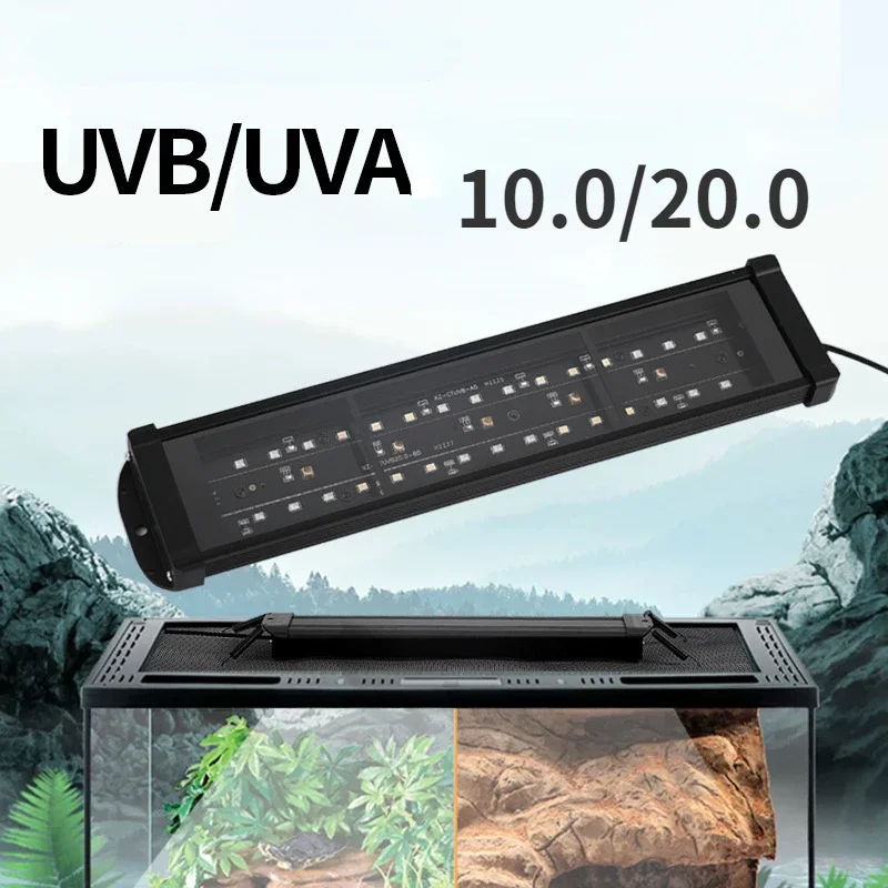 UVB 10.0 UVA Reptilienlampe 13W – E27, Für Terrarien, Schildkröten, Bartagamen Und Pflanzen