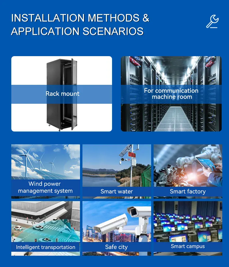 Factory Gigabit Network Switch 10 Port L2 Managed Switch 2 Ge Copper 8