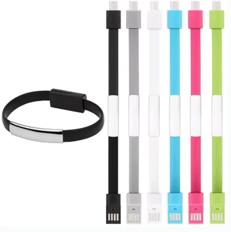 Fashion Multi-color USB Fast Type C Bracelet Mobile Phone Charging Data Cable_voghion.com