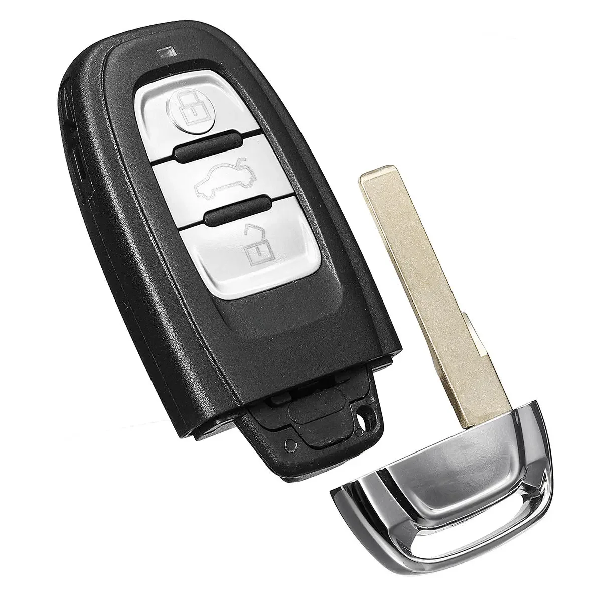 Remote Control Key For Audi Q5 A5 A4 A6 S4 RS4 – Silver, Unbranded Replacement Fob