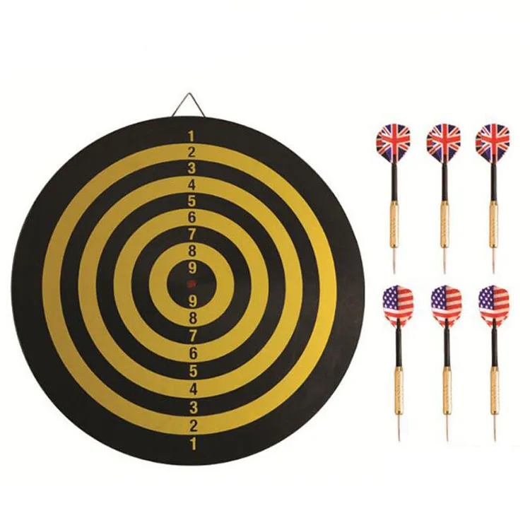Indoor Sport Double Target Dart Magnetic Flocking Board