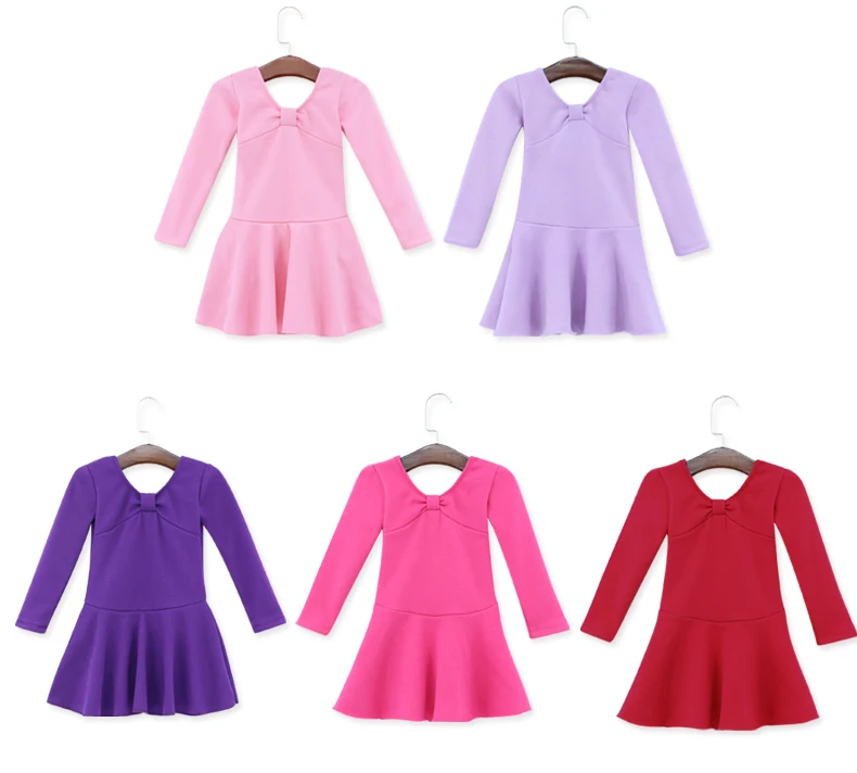 Custom Children's Dance Clothes Girls Cotton Practice Tight Fitting