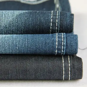 10 OZ cotton/polyester indigo blue jeans fabric cost-effetive affordable high quality