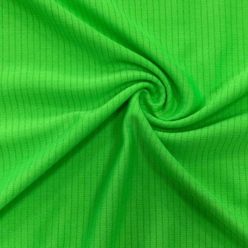100% Polyester Waffle Pique Eco-friendly Moisture Wicking 110gsm Solid Fabric Weft Lightweight Anti-UV Marathon Activewear Girls