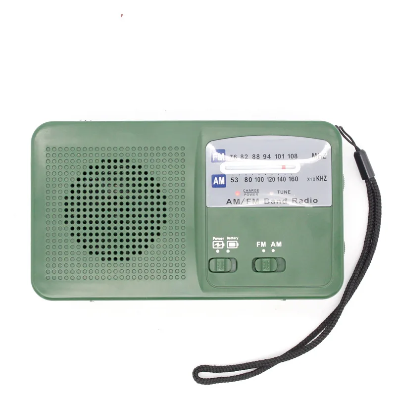 Dynamo Emergency SOS Siren LED Torch Flashlight Hand Crank AM FM Solar ...