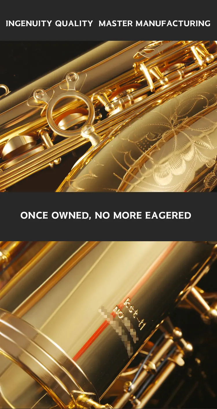 Professional High Grade Woodwind Instrument Kstt1 Tenor Saxophone
