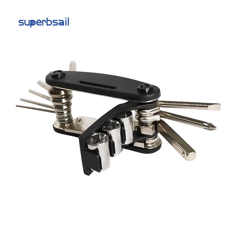 Superbsail Multi 16 in 1 Usage Bicycle Repair Bike Tools Kit Hex Wrench Nut Tire repair Bicycle Screwdriver Repair Cycling Tool