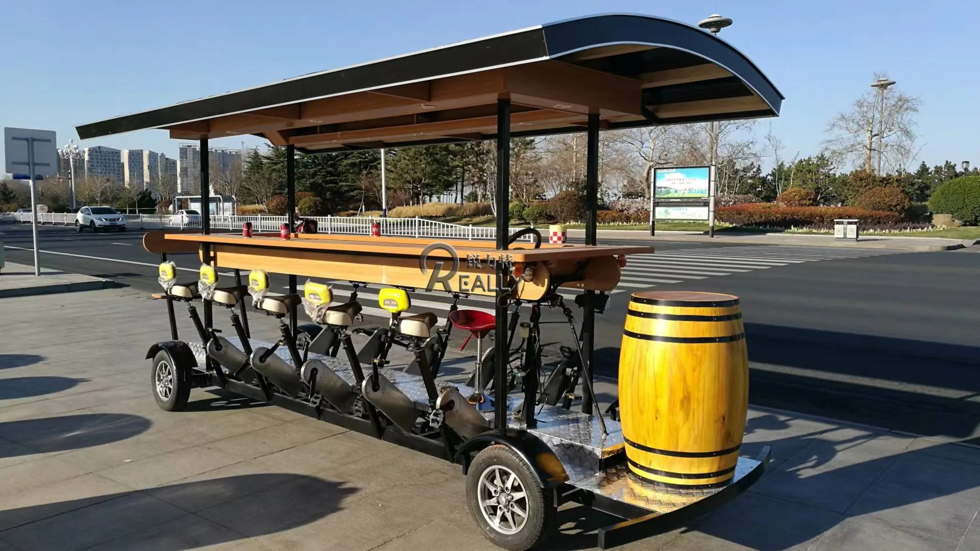 Manufacturer Electric With Pedal Sightseeing City Bus Party Bike Pub Bike Pedal Pub Cycle Pub