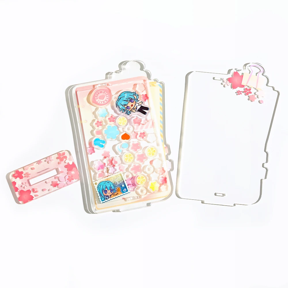 CNAWO Customized Cartoon Anime Kids Photo Keychain UV Printed CMYK Plastic and Metal Resin Material