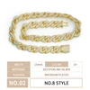 No.8 style Necklace Yellow