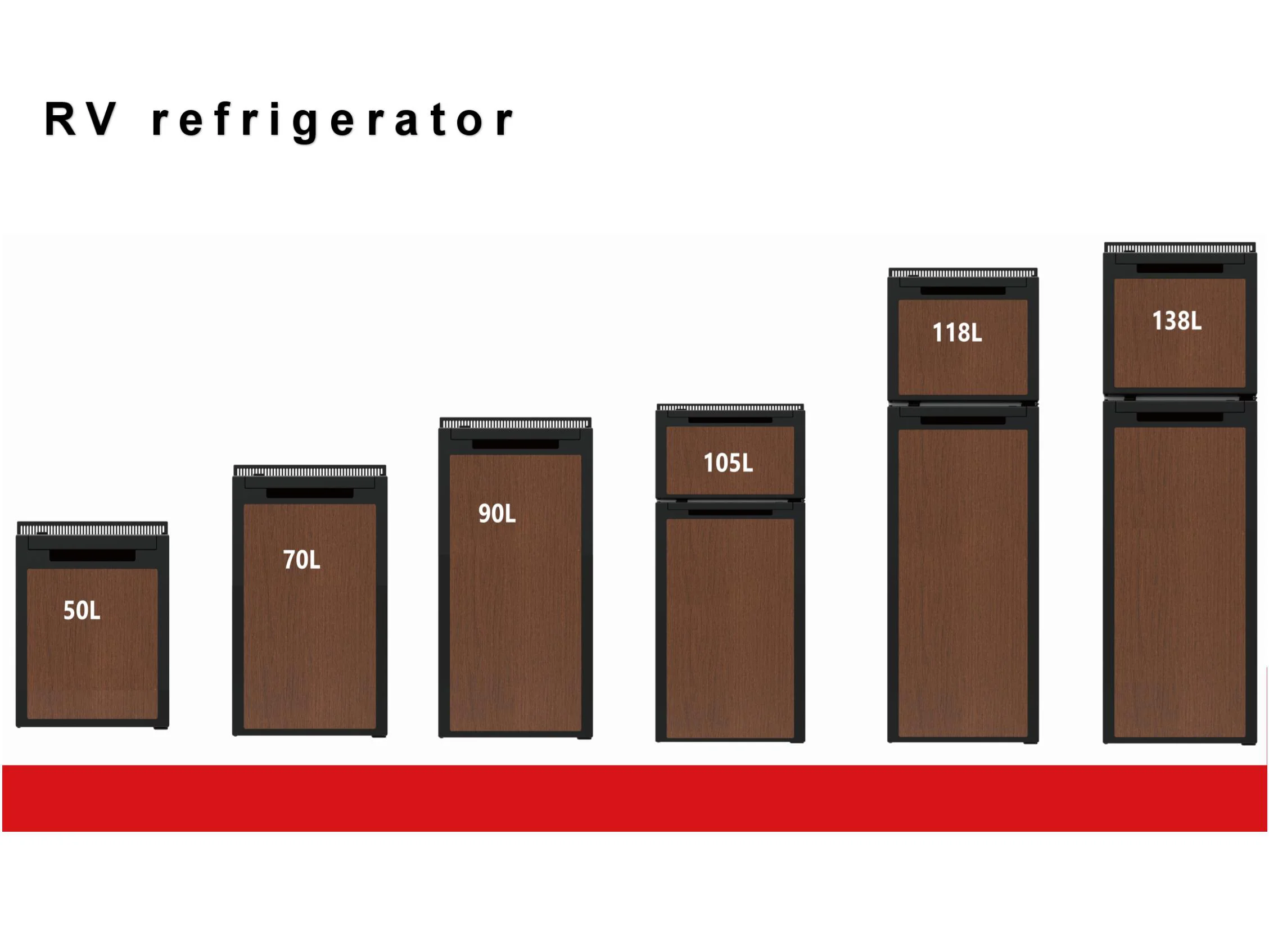 105 Liter 24v Rv Refrigerator Ce Emark Saa Erp 80 Liter Fridge 25 Liter