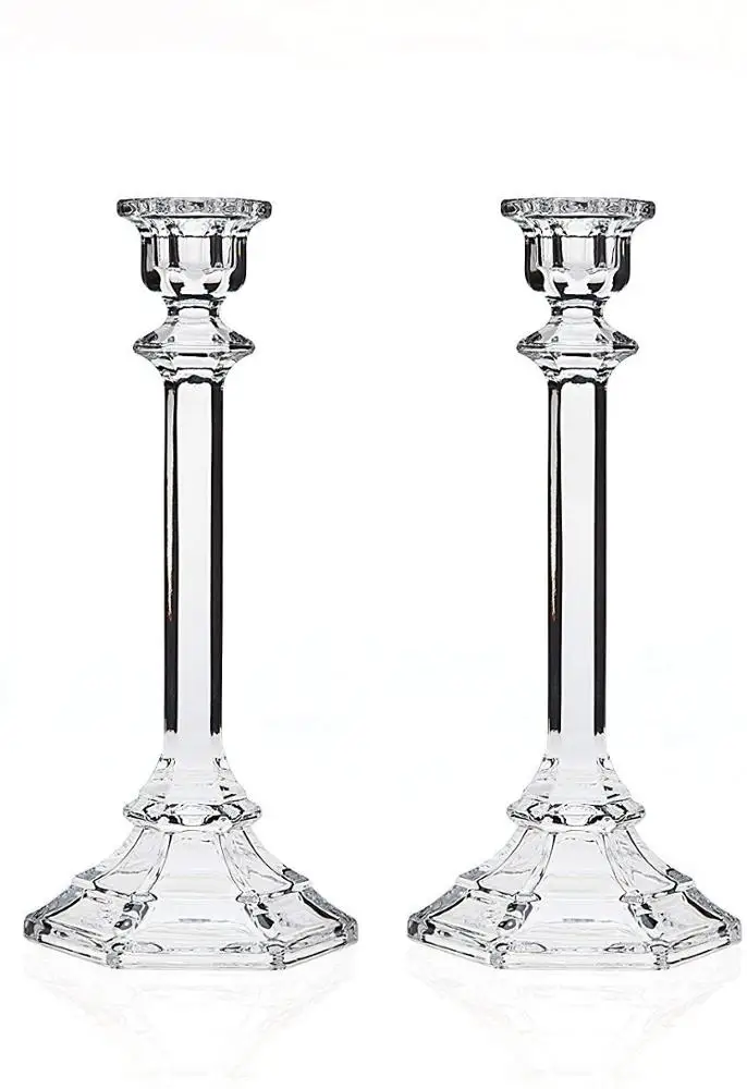 Набор из 2 хрустальных подсвечников для свадьбы и украшения дома