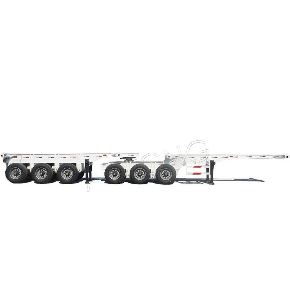 40ft skeletal tandem interlink semi trailer