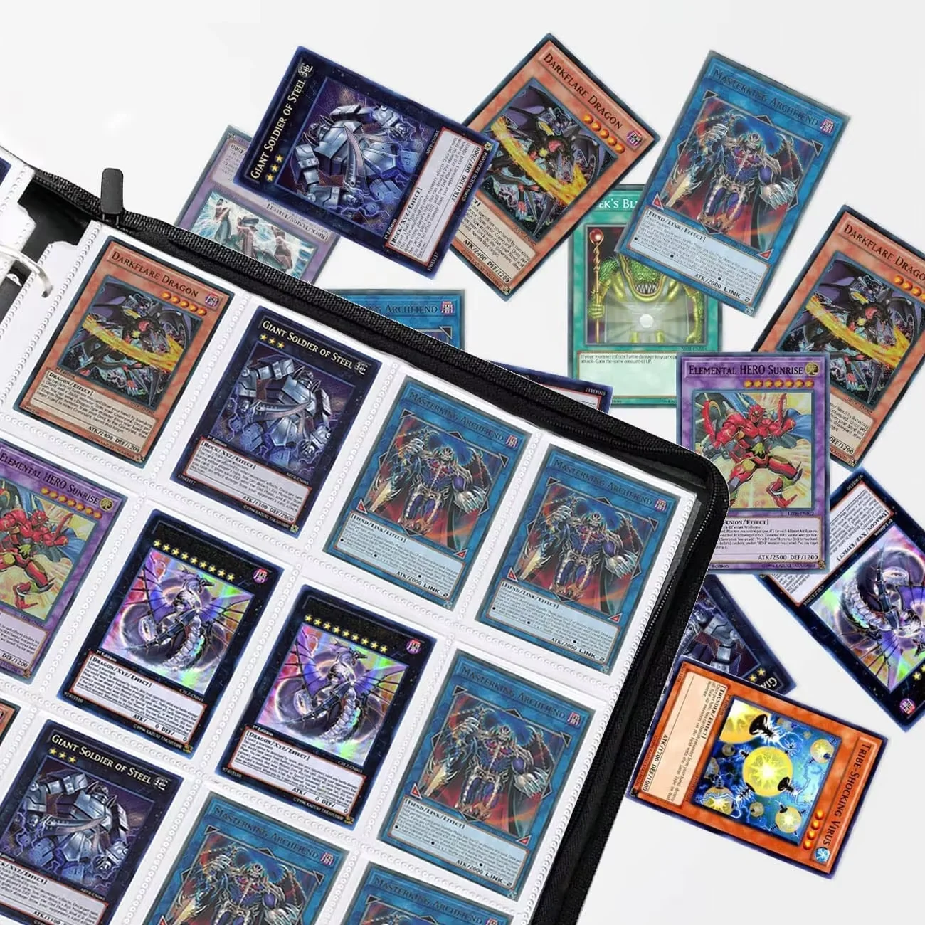 paradox rift tcgplayer booster box Collector's Series 12 Pocket Zip Trading Card Binder main image 0